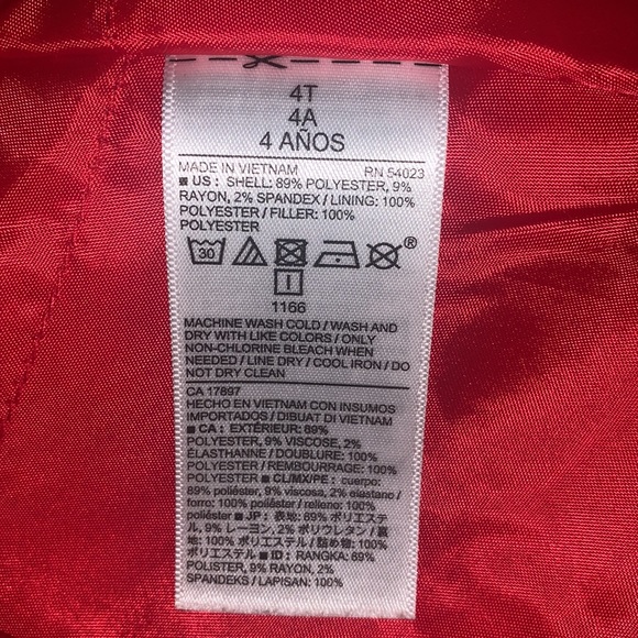 Beautiful red size 4t Old Navy pea coat - Picture 5 of 5